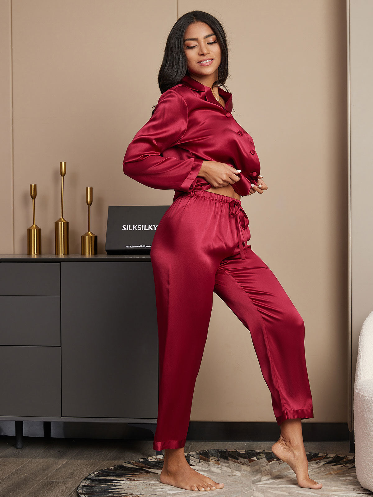 Luxora™ | Satin Pyjama Set
