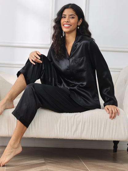 Luxora™ | Satin Pyjama Set