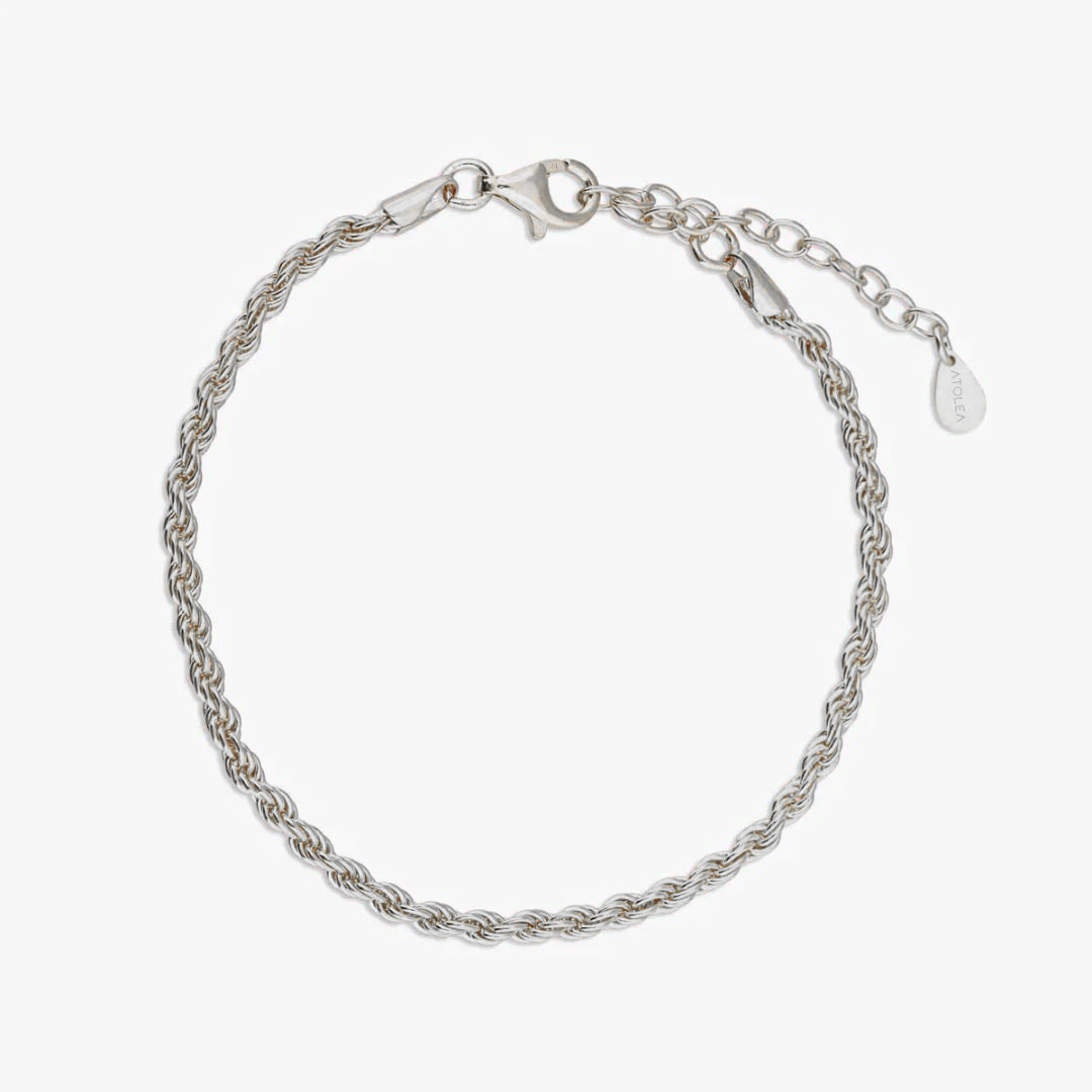"Calvi" armbånd med rebkæde