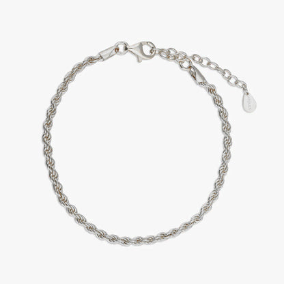"Calvi" armbånd med rebkæde